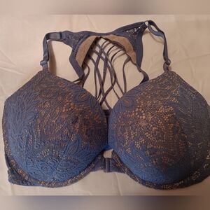 COPY - Victoria's Secret VERY SEXY Push Up Bra  Size38 DD Lace Periwinkle over …